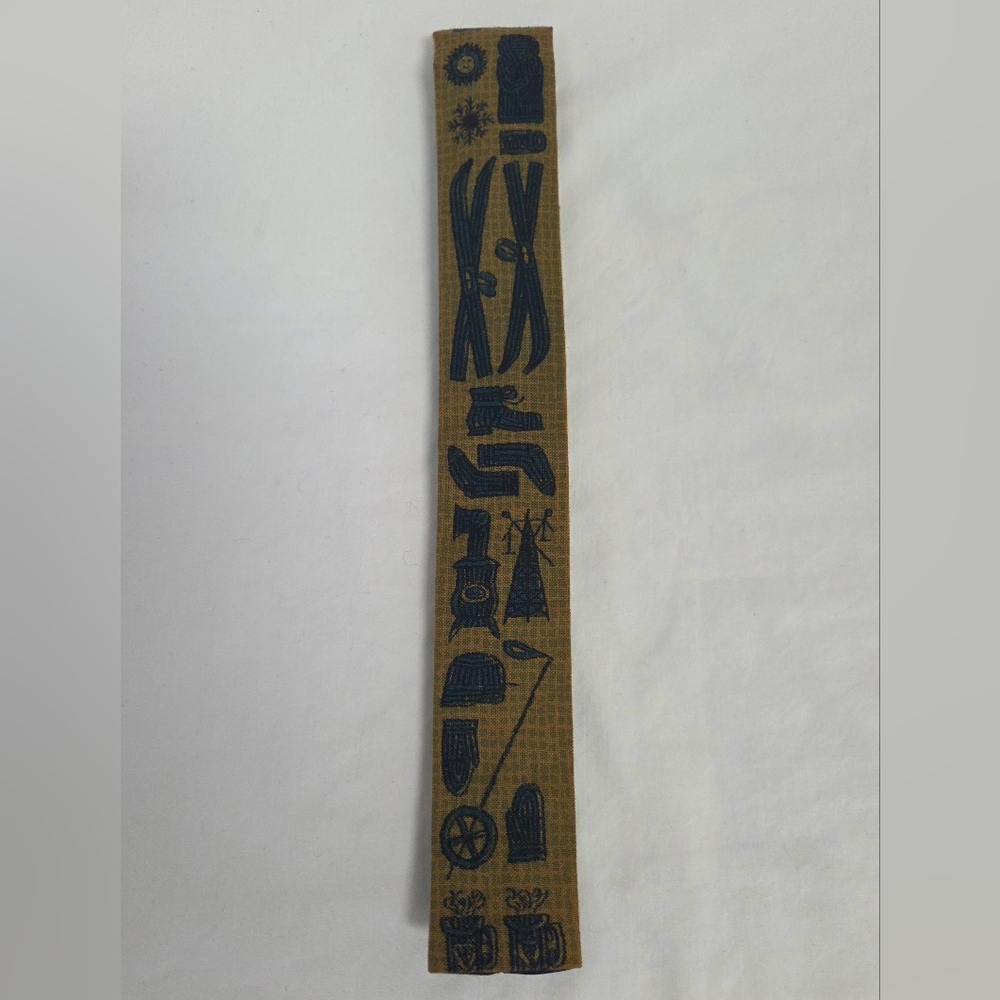 Vintage 60s MCM Rooster Fabric Skinny Tie